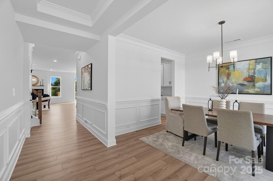 Furnished interior view inside a new home in Summerlin, Mooresville (Image 6). Furnished interior view inside a new home in Summerlin, Mooresville (Image 6).