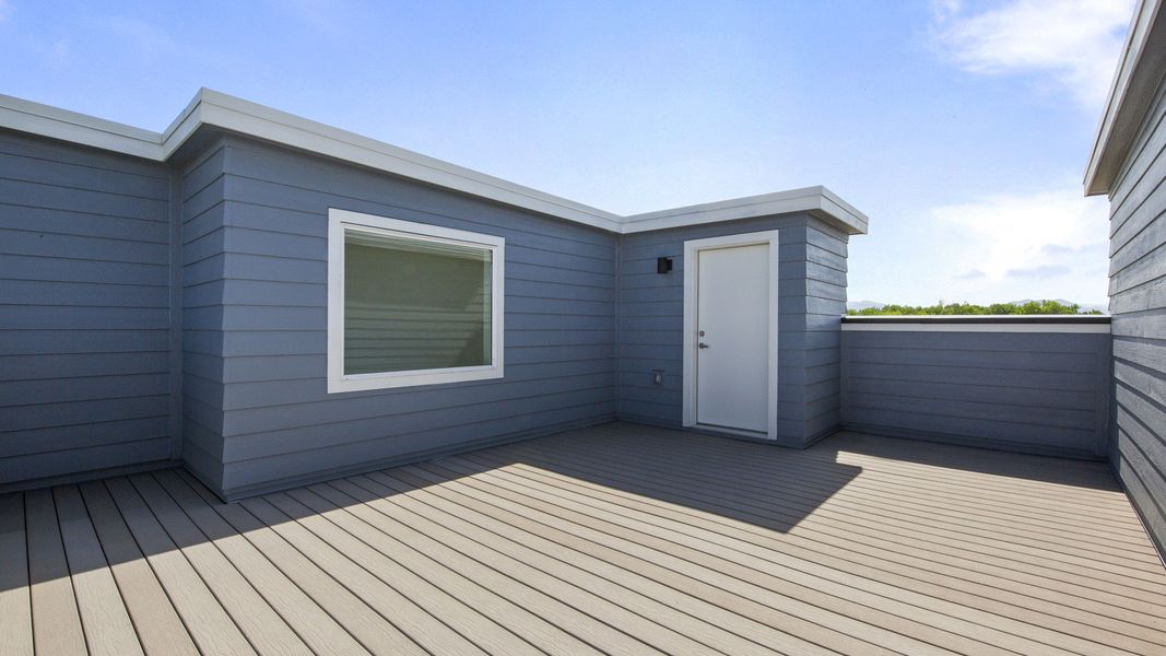 Furnished interior view inside a new home in Dillon Pointe - Skyview, Broomfield (Image 21).