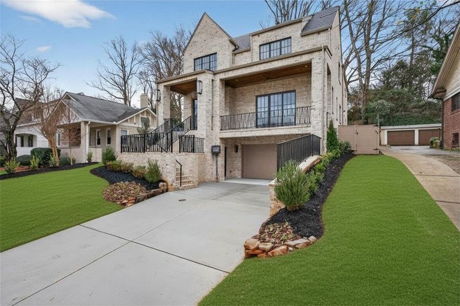 Front exterior of a new home in , Atlanta, GA, highlighting curb appeal (Image 27).