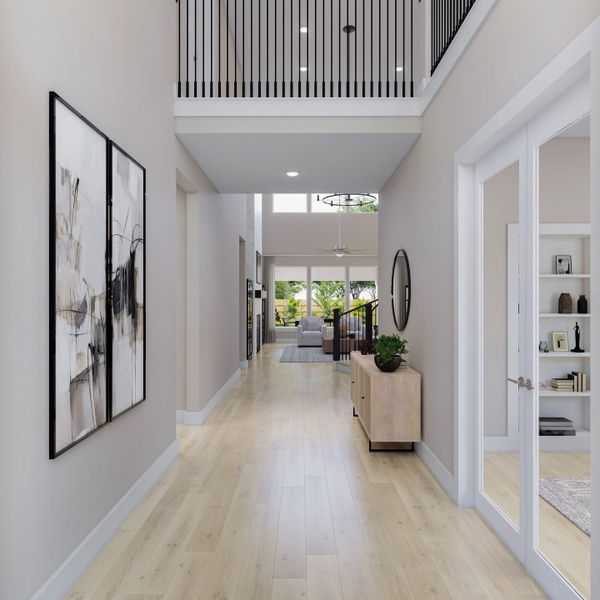 Image 12 representing the Lamesa by Tri Pointe Homes in Harvest Green, Richmond, TX.