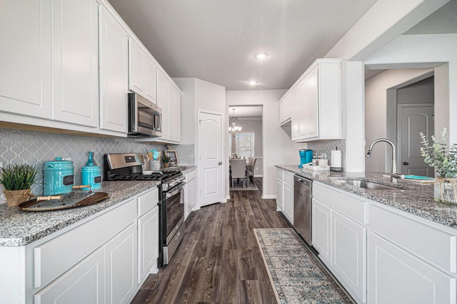 Furnished interior view inside a new home in Grand Oaks Reserve, Cleveland (Image 13).