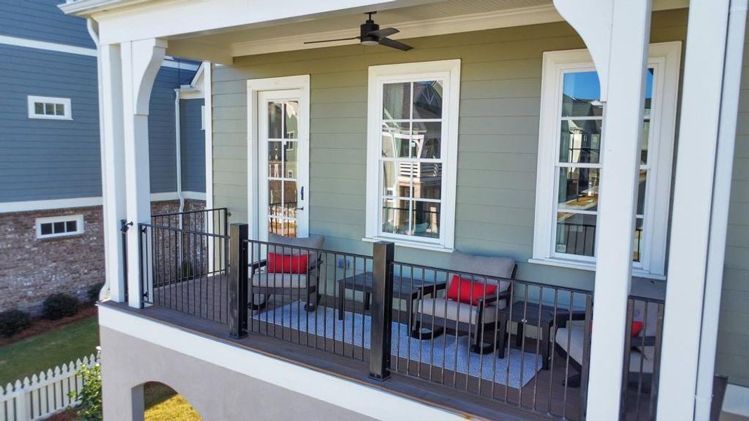 Exterior details and patio area of a home in , Woodstock (Image 27).