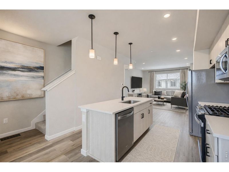Furnished interior view inside a new home in , Fort Collins (Image 6).