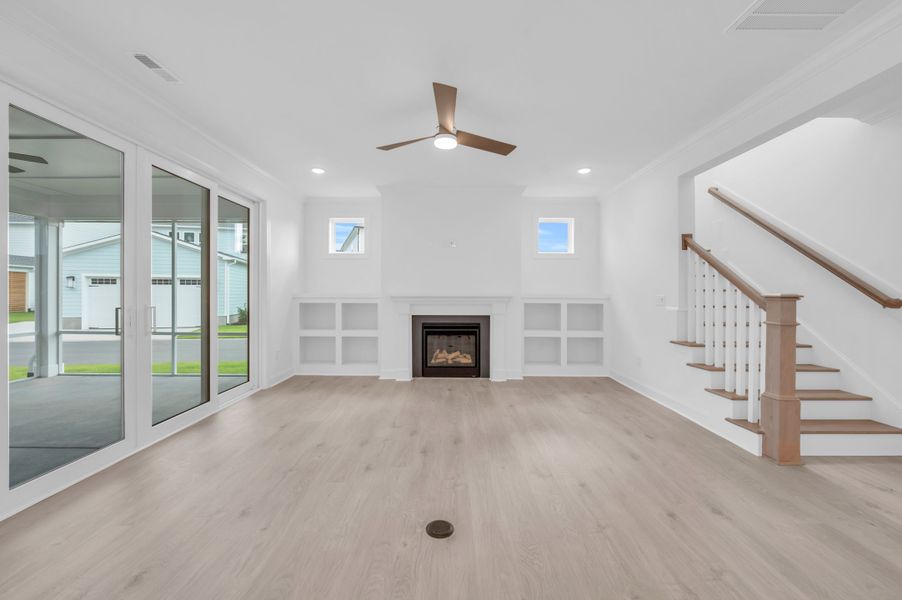 Representative unfurnished interior of a home built from the The Cypress by RobuckHomes in East & Mason, Wilmington (Image 17). Representative unfurnished interior of a home built from the The Cypress by RobuckHomes in East & Mason, Wilmington (Image 17).