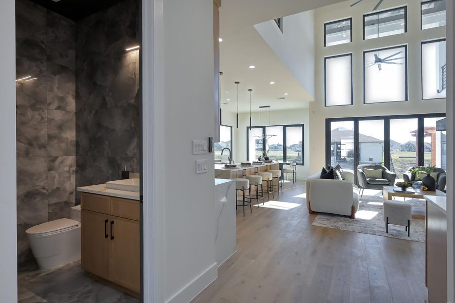 Furnished interior view inside a new home in , Willis (Image 45). Furnished interior view inside a new home in , Willis (Image 45).