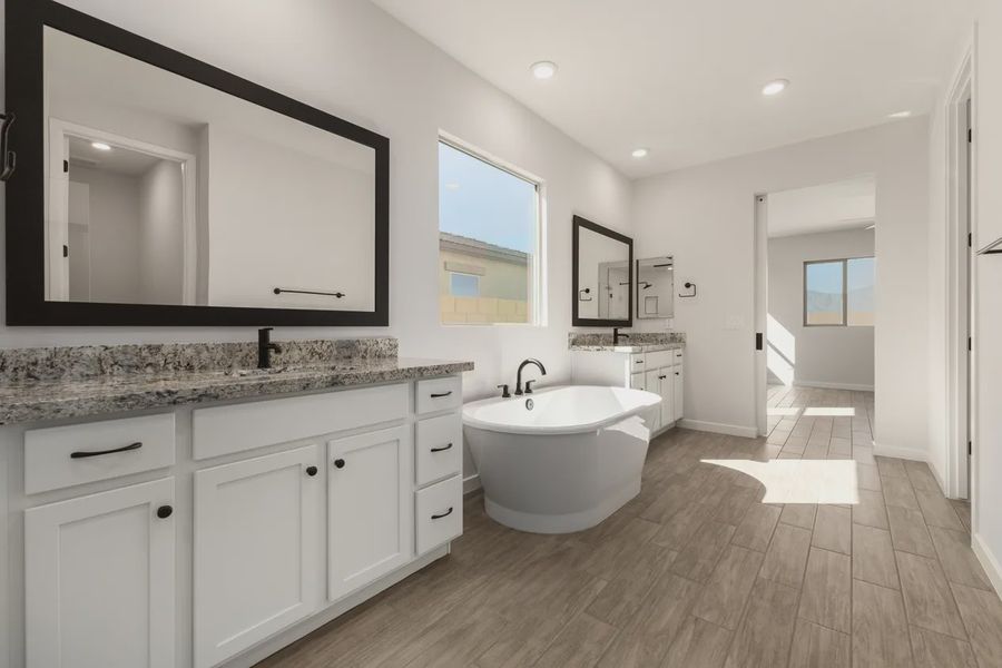 Furnished interior view inside a new home in Forté at Granite Vista, Waddell (Image 13).