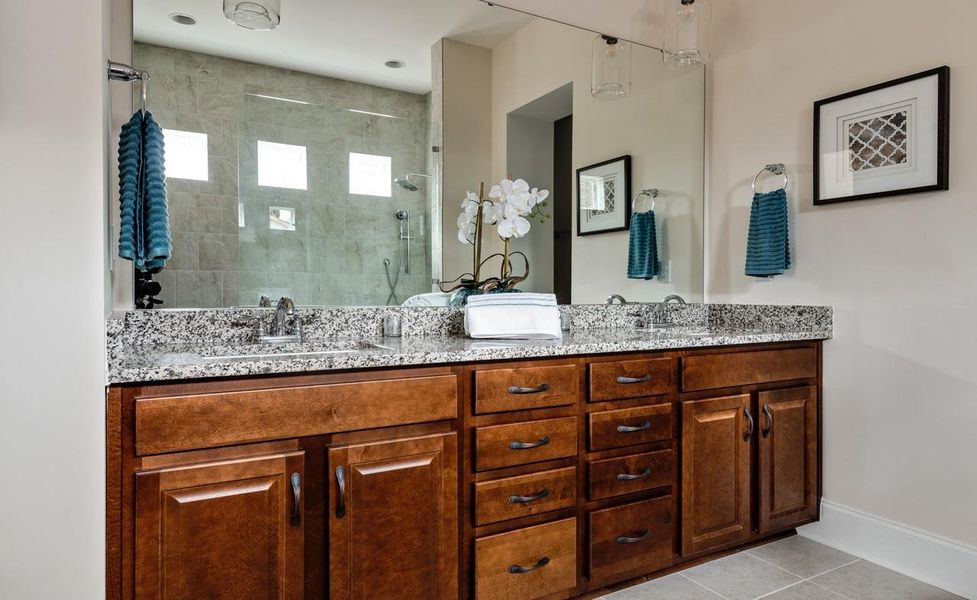 Representative furnished interior of a home built from the Muirfield by Greybrook Homes in Edmunds Farm, Clover (Image 8).