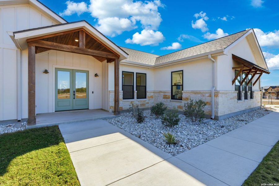 Exterior details and patio area of a home in , Bandera (Image 2). Exterior details and patio area of a home in , Bandera (Image 2).