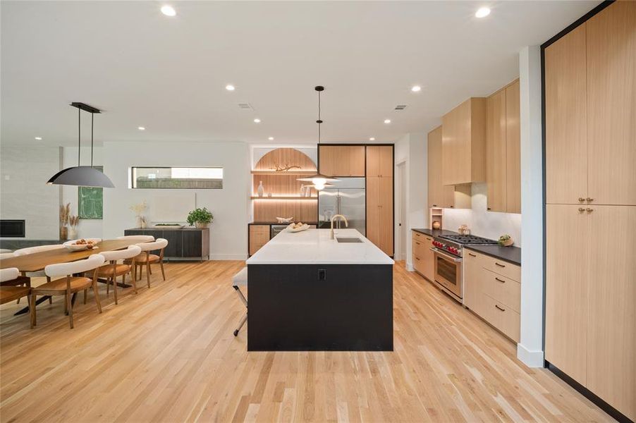 Furnished interior view inside a new home in , Dallas (Image 13).