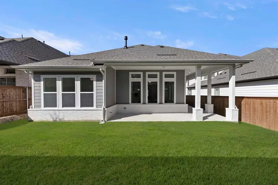Exterior details and patio area of a home in Inspiration, Lucas (Image 4). Exterior details and patio area of a home in Inspiration, Lucas (Image 4).