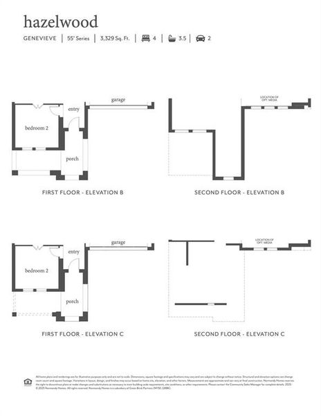 This dream home offers elevation C. This dream home offers elevation C.