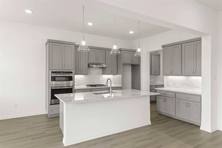 Furnished interior view inside a new home in Brookshire at Legacy Hills, Celina (Image 11). Furnished interior view inside a new home in Brookshire at Legacy Hills, Celina (Image 11).
