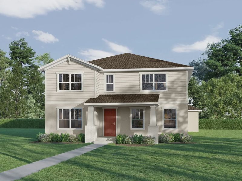 Representative exterior photo of a completed home built from the Sea Breeze by Cardel Homes in Seaflower, Bradenton, FL (Image 1). Representative exterior photo of a completed home built from the Sea Breeze by Cardel Homes in Seaflower, Bradenton, FL (Image 1).
