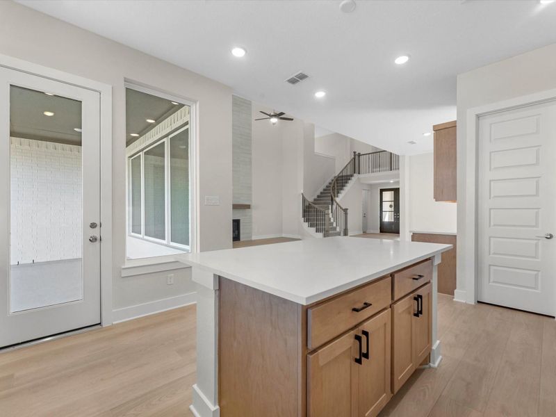 Furnished interior view inside a new home in Dunham Pointe 60′, Cypress (Image 5).