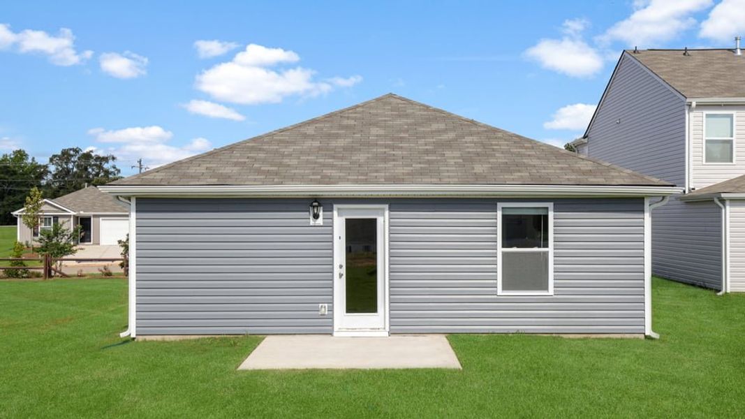 Exterior details and patio area of a home in Varner Station, Woodruff (Image 21).