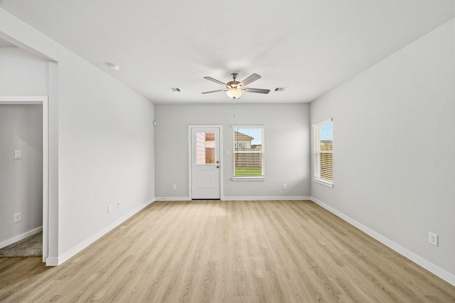 Spacious, unfurnished interior of a new home in Barrett Crossing, Crosby (Image 24). Spacious, unfurnished interior of a new home in Barrett Crossing, Crosby (Image 24).
