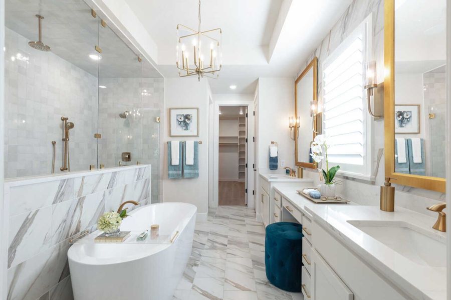 Representative Primary Bathroom - some options shown