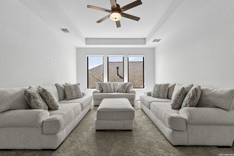 Furnished interior view inside a new home in Kallison Ranch, San Antonio (Image 19).