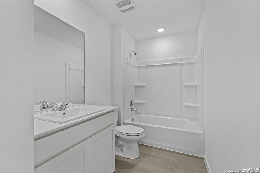 Furnished interior view inside a new home in , New Braunfels (Image 9).