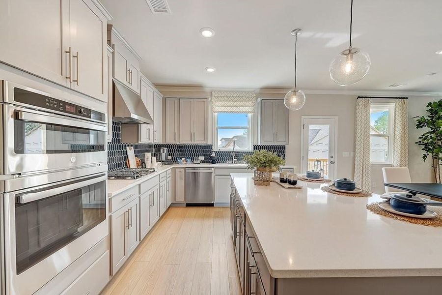 Furnished interior view inside a new home in Dreycott, Lawrenceville (Image 7).