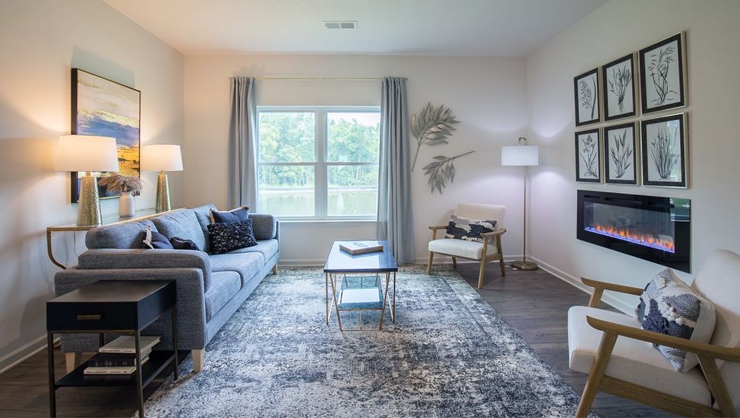 Representative furnished interior of a home built from the Cali by D.R. Horton in Huntington Estates, Millington (Image 12).