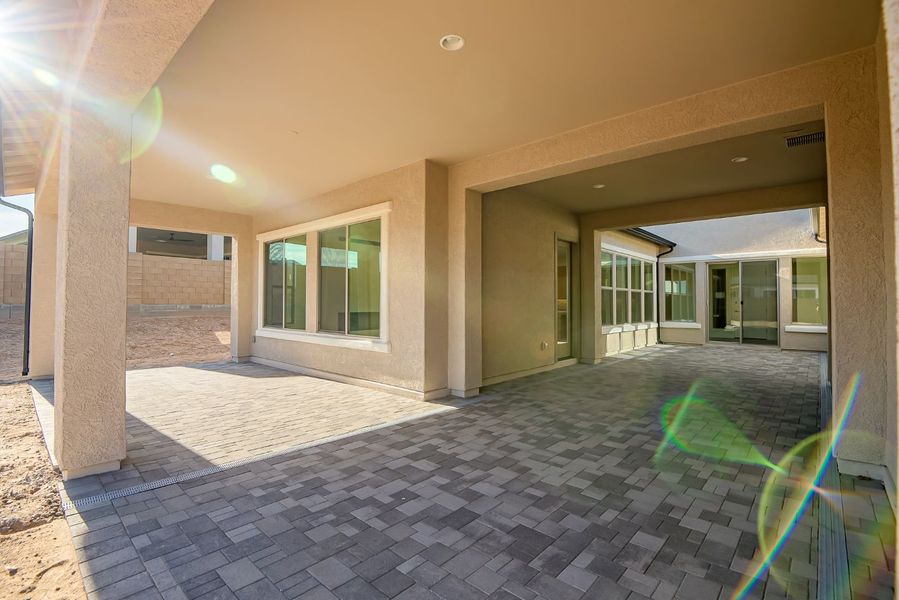 Exterior details and patio area of a home in Overlook at The Dells, Prescott (Image 31).