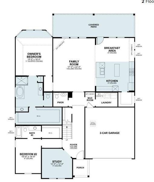 2D floor plan layout of this home in Berryknoll, Montgomery, TX (Image 2). 2D floor plan layout of this home in Berryknoll, Montgomery, TX (Image 2).