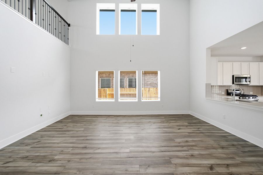 Spacious, unfurnished interior of a new home in Sunfield, Buda (Image 62). Spacious, unfurnished interior of a new home in Sunfield, Buda (Image 62).