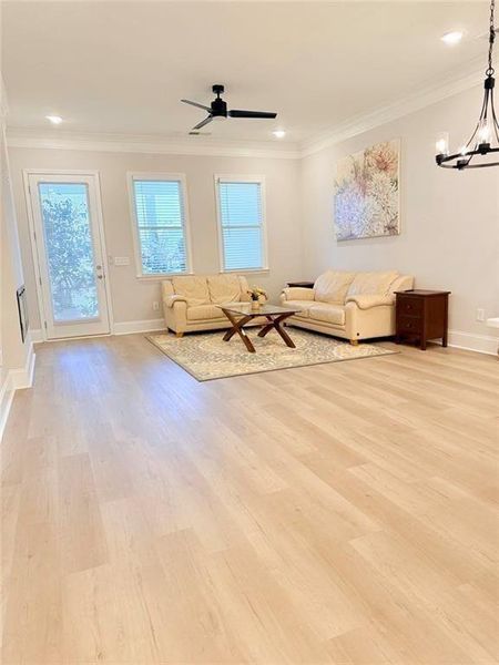 Spacious, unfurnished interior of a new home in Haven at Stanley, Kennesaw (Image 14).
