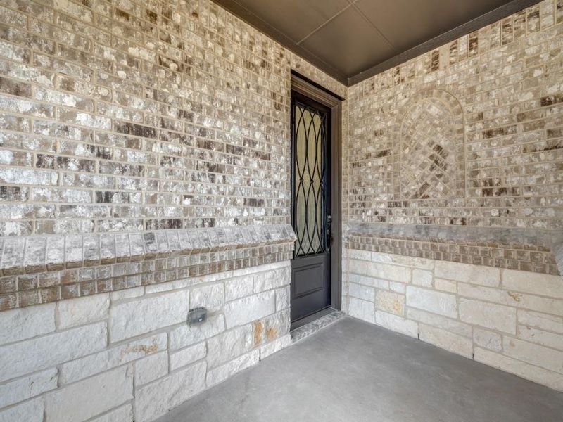 Exterior details and patio area of a home in Ladera at the Reserve, Mansfield (Image 26).
