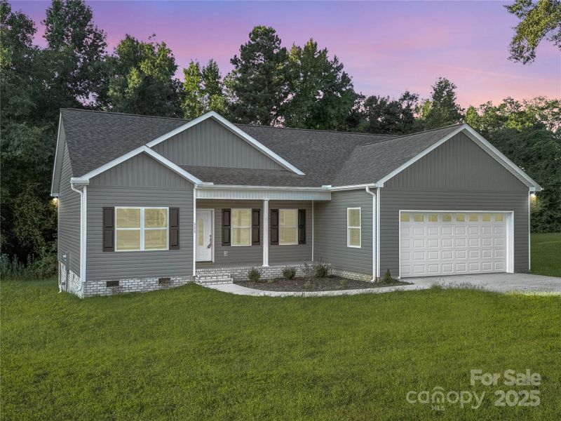 Front exterior of a new home in , Heath Springs, SC, highlighting curb appeal (Image 1).