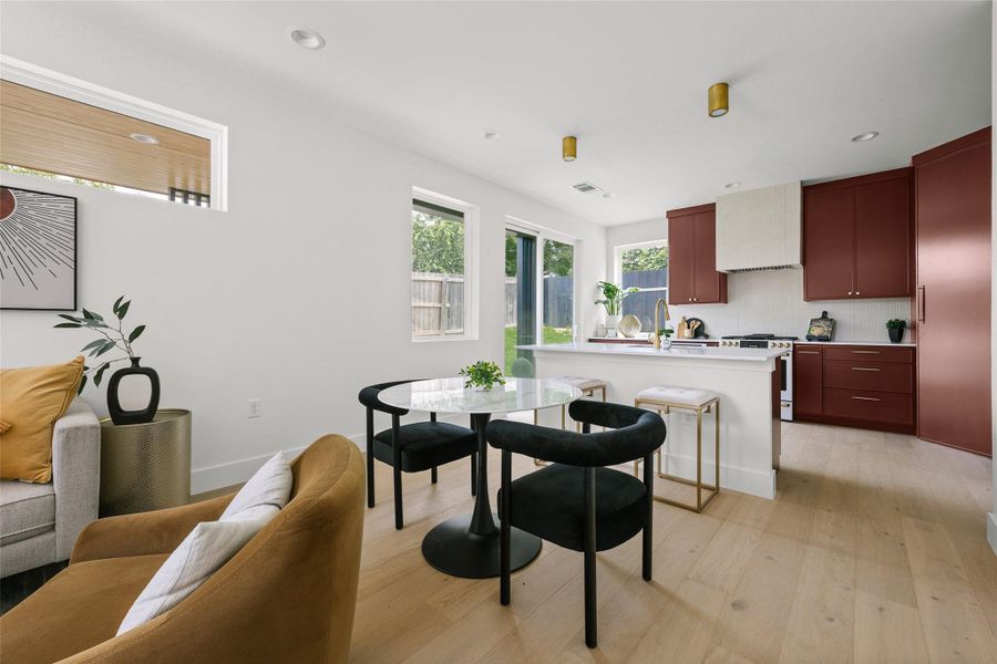 Furnished interior view inside a new home in , Austin (Image 3).