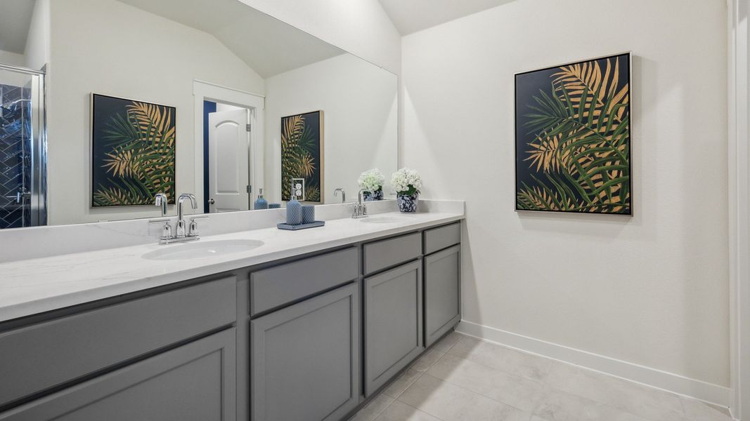 Representative furnished interior of a home built from the Meridian by Brightland Homes in Churchill, Anna (Image 12).