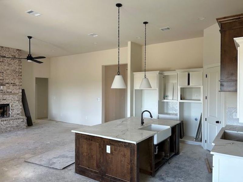 In-progress construction of a new home in Stanford Estates, Springtown, TX (Image 5). In-progress construction of a new home in Stanford Estates, Springtown, TX (Image 5).