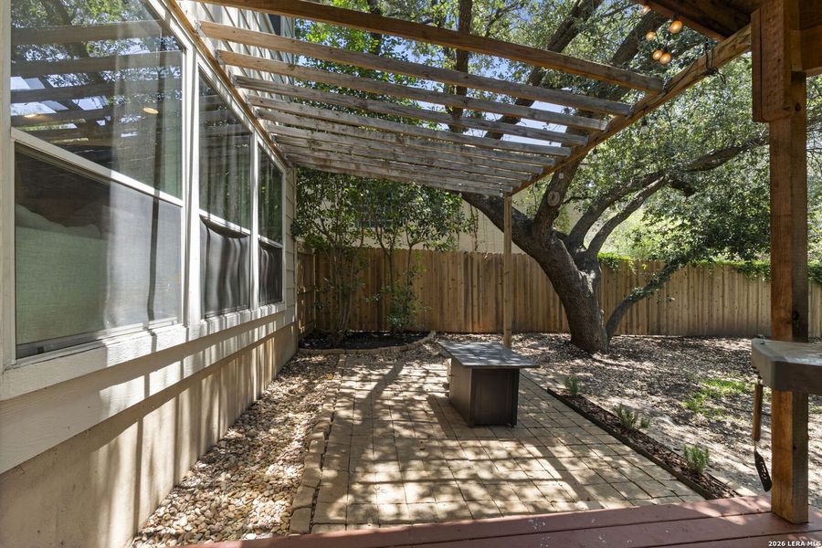 Exterior details and patio area of a home in , San Antonio (Image 34). Exterior details and patio area of a home in , San Antonio (Image 34).