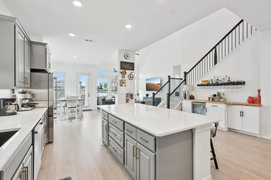 Furnished interior view inside a new home in , Fort Worth (Image 38).