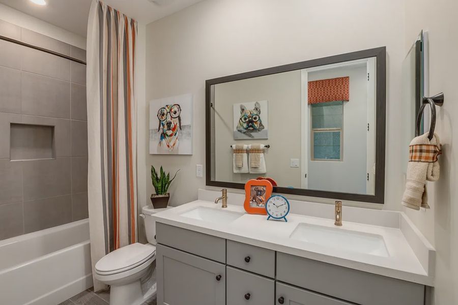 Furnished interior view inside a new home in Forté at Granite Vista, Waddell (Image 12).