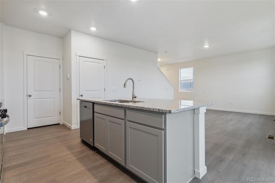 Furnished interior view inside a new home in The Ridge at Lorson Ranch, Colorado Springs (Image 10).