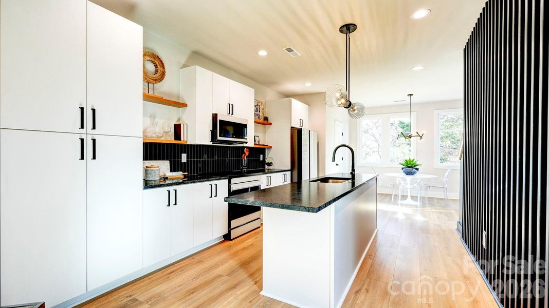 Kitchen from staged model.