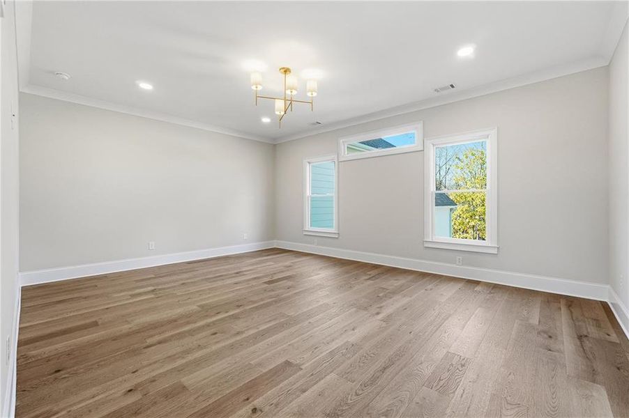 Spacious, unfurnished interior of a new home in , Marietta (Image 34).