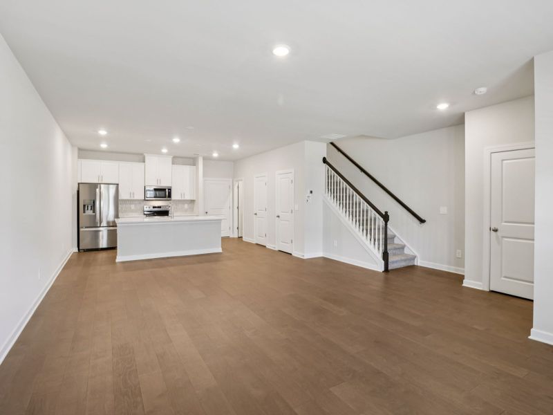 Our open-concept floorplan makes hosting a breeze. Our open-concept floorplan makes hosting a breeze.