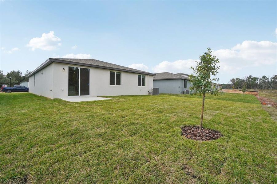 Exterior details and patio area of a home in Leyland Preserve - Classic Series, Brooksville (Image 4).