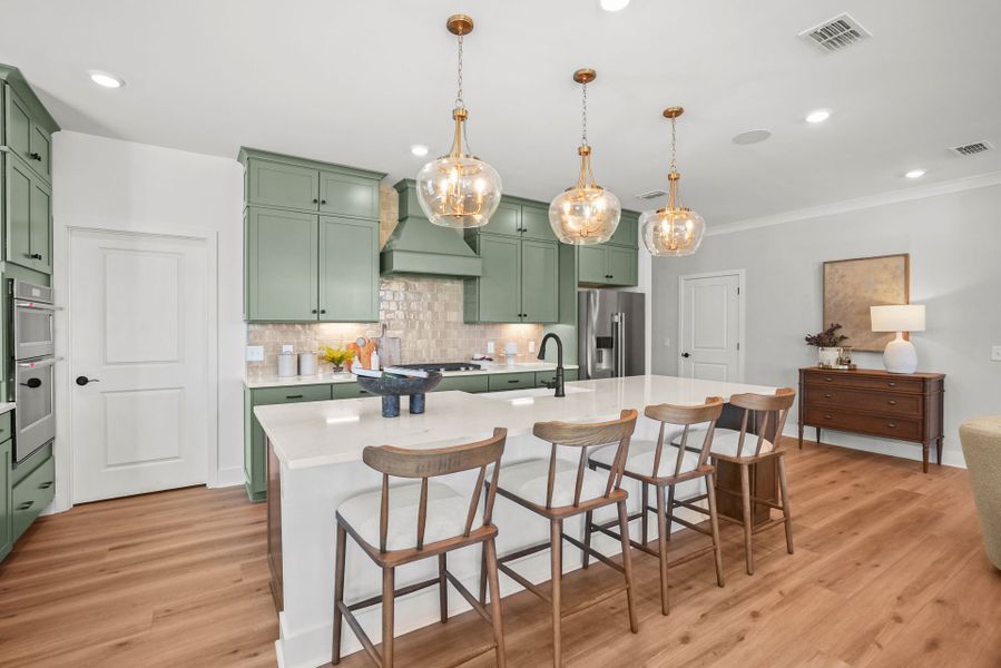 Representative furnished interior of a home built from the Palmary by Del Webb in Del Webb Carolina Ridge, Midland (Image 19).