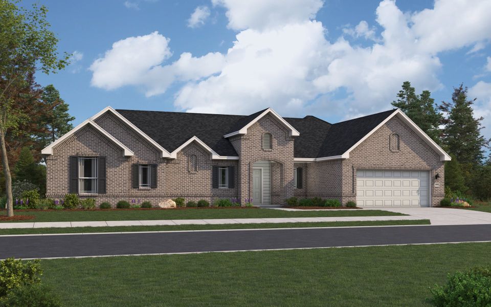 Rendering of floor plan. Colors and features may differ from shown representation.