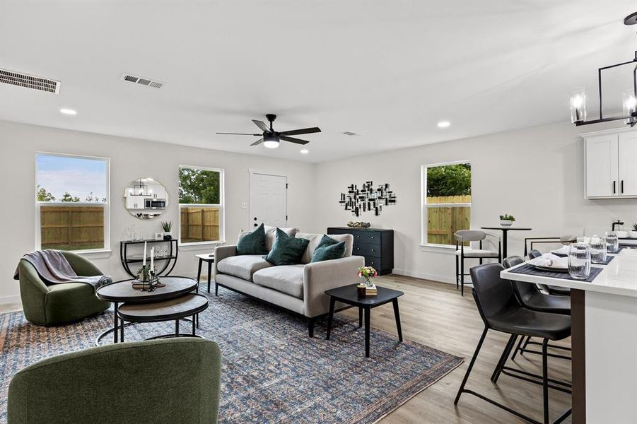 Furnished interior view inside a new home in , Robinson (Image 14).
