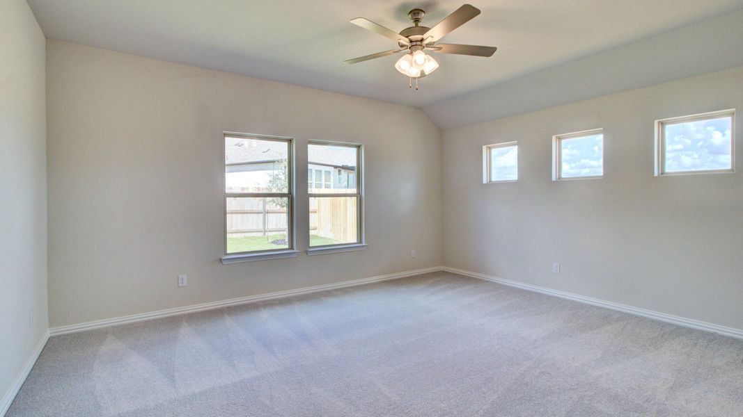Furnished interior view inside a new home in Sunflower Ridge, New Braunfels (Image 20). Furnished interior view inside a new home in Sunflower Ridge, New Braunfels (Image 20).