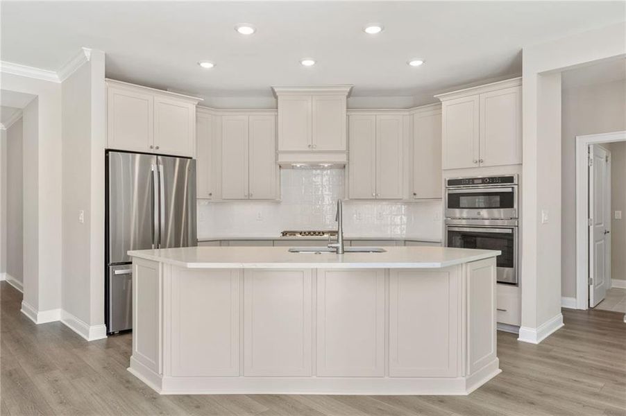 Furnished interior view inside a new home in The Courtyards at Redbud Lane, Canton (Image 6).