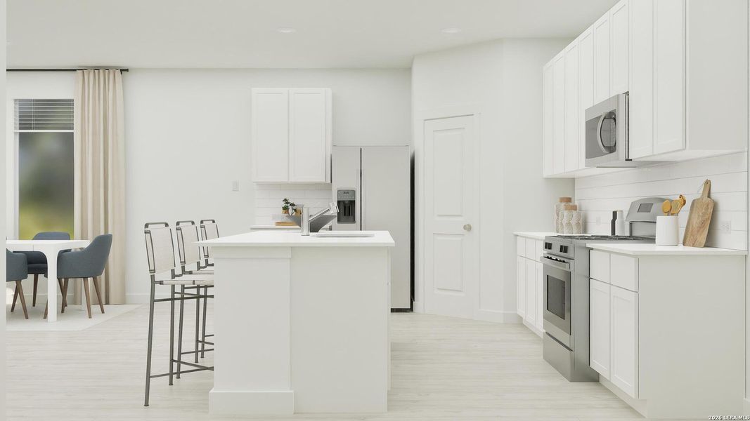 Furnished interior view inside a new home in Brookmill, San Antonio (Image 26).