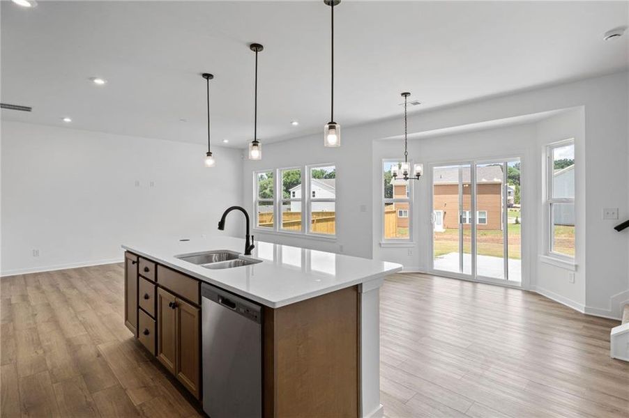 Furnished interior view inside a new home in Sage Woods, Dallas (Image 3).