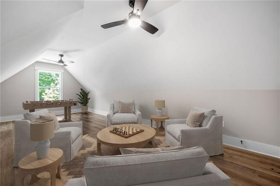 Furnished interior view inside a new home in , Canton (Image 13).